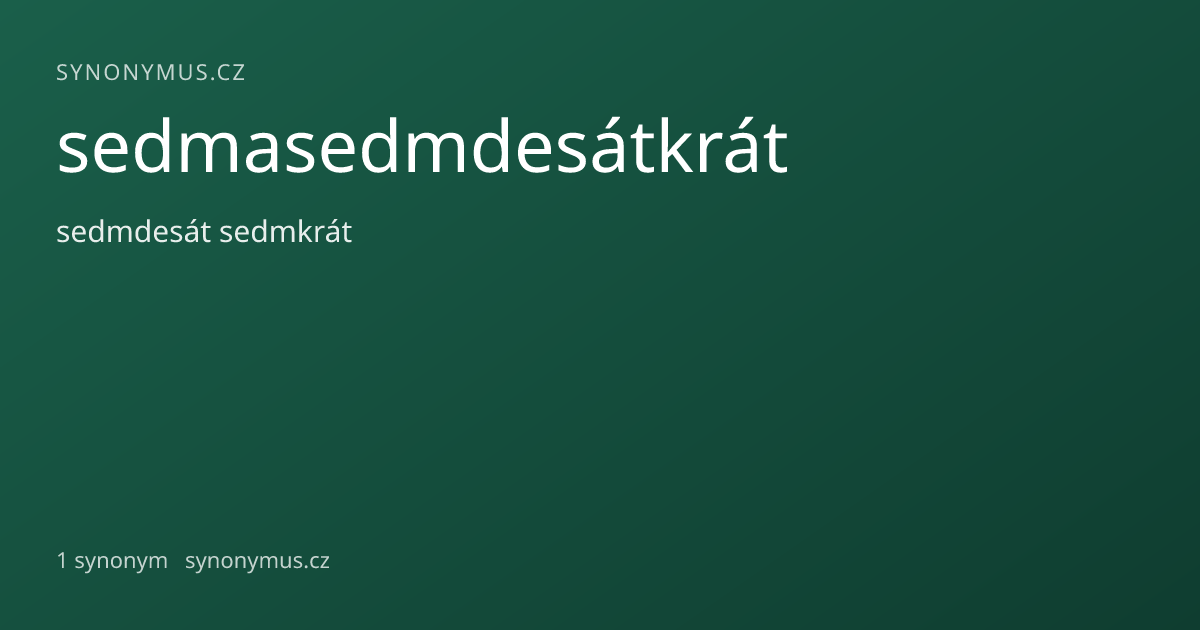 Náhled odkazu: sedmasedmdesátkrát