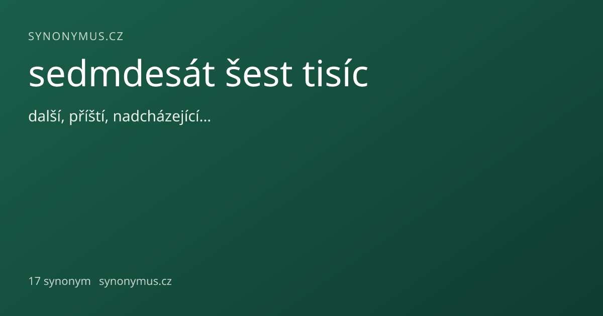 Náhled odkazu: sedmdesát šest tisíc