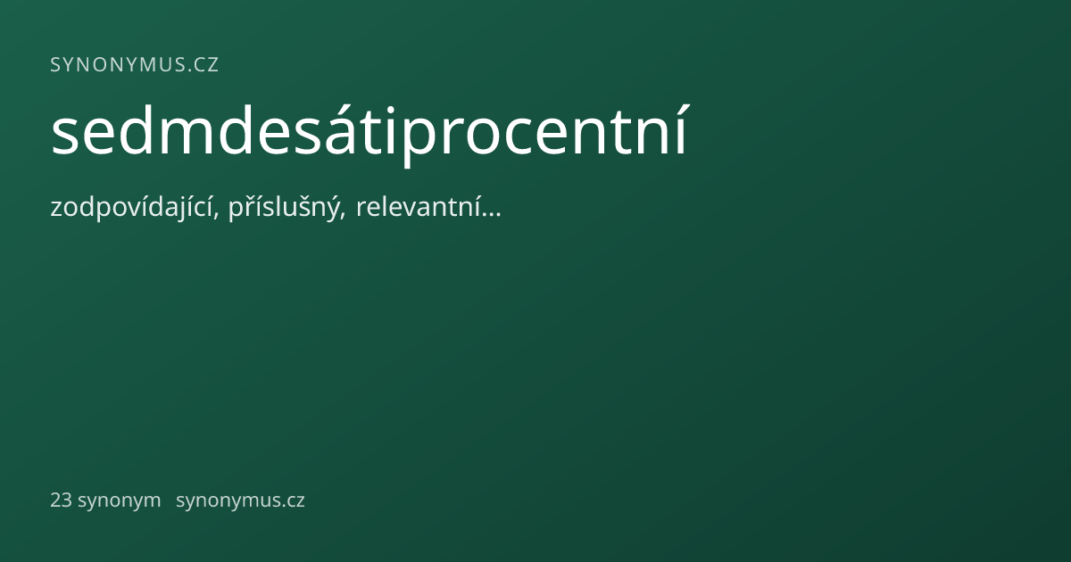 Náhled odkazu: sedmdesátiprocentní