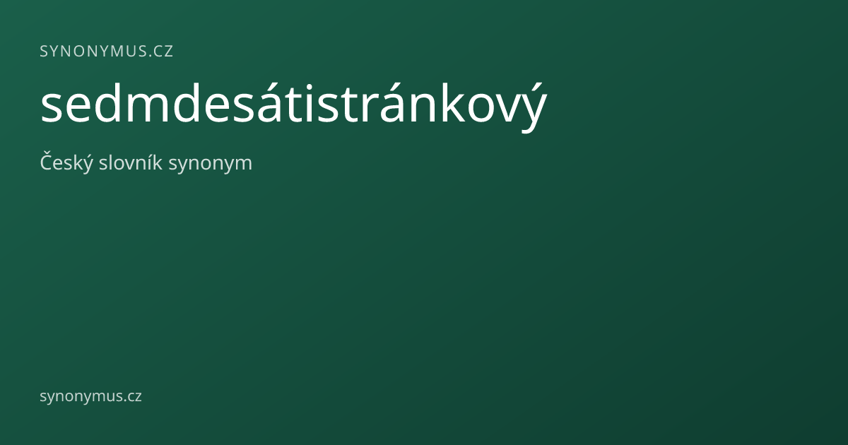 Náhled odkazu: sedmdesátistránkový