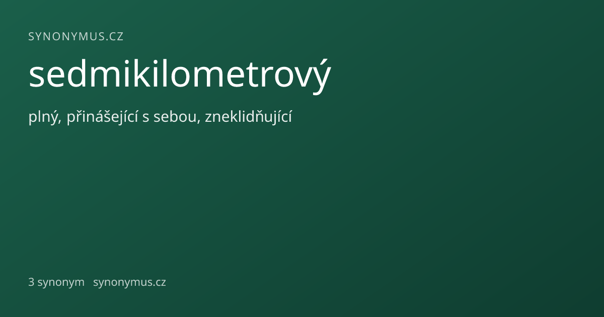 Náhled odkazu: sedmikilometrový