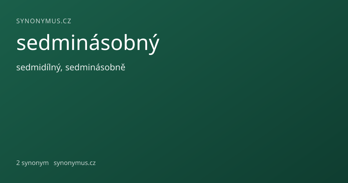 Náhled odkazu: sedminásobný