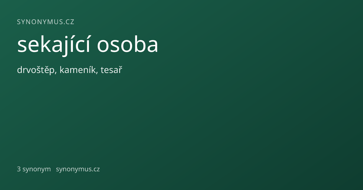 Náhled odkazu: sekající osoba