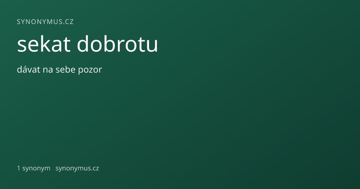 Náhled odkazu: sekat dobrotu