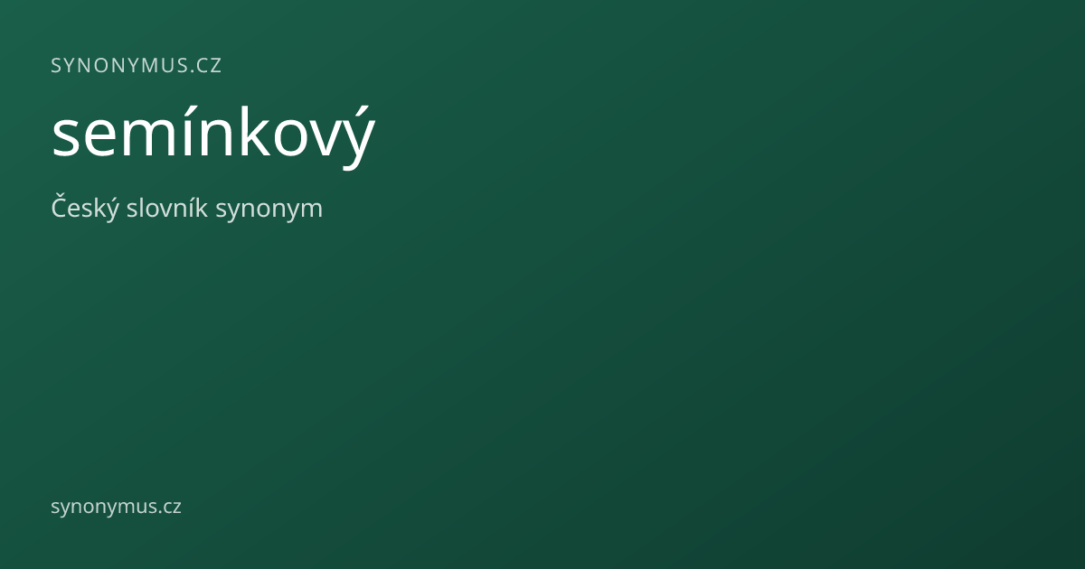 Náhled odkazu: semínkový