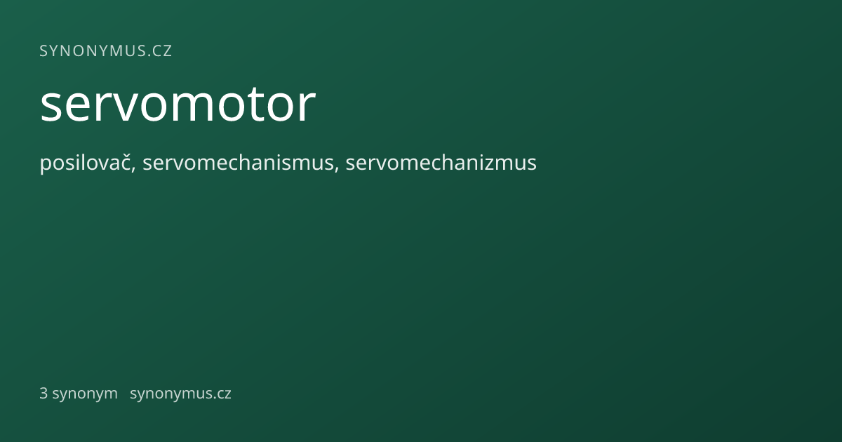 Náhled odkazu: servomotor