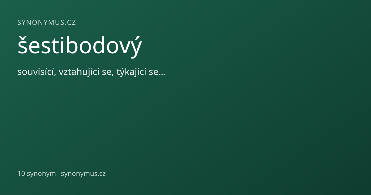 Náhled odkazu: šestibodový