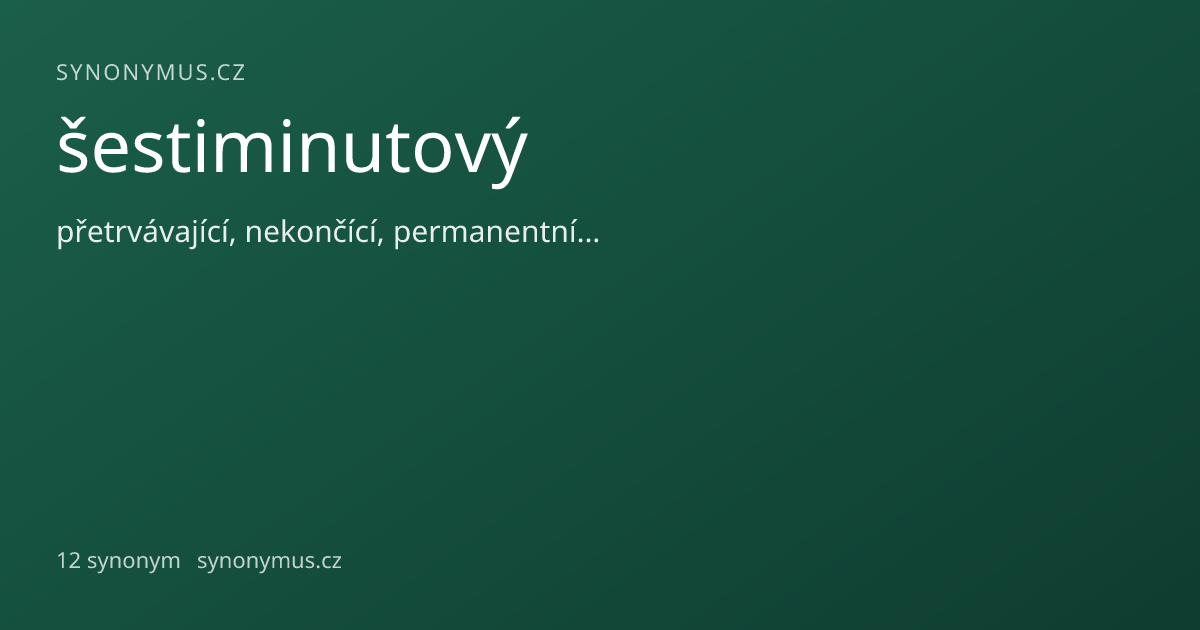 Náhled odkazu: šestiminutový
