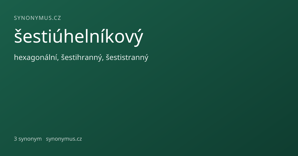 Náhled odkazu: šestiúhelníkový