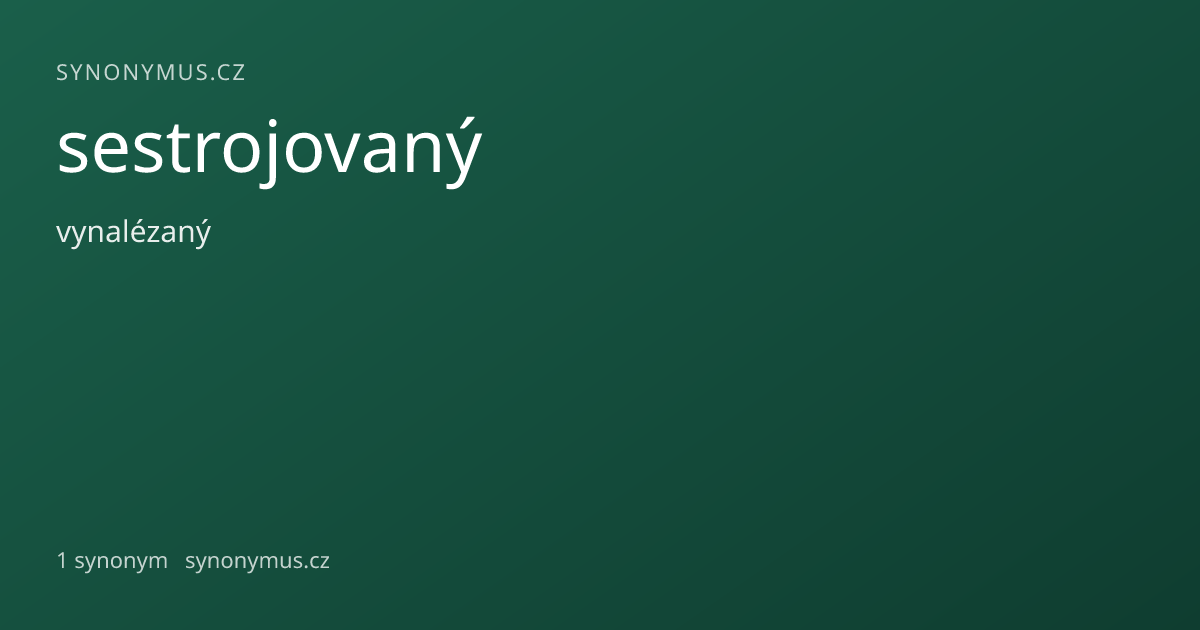 Náhled odkazu: sestrojovaný