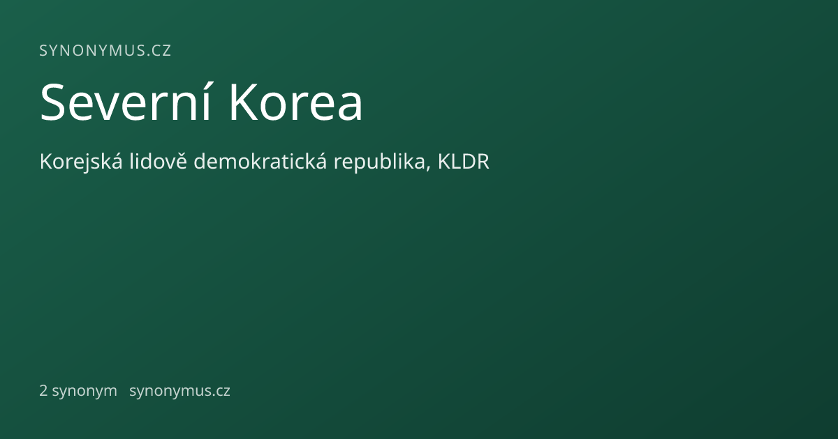 Náhled odkazu: Severní Korea