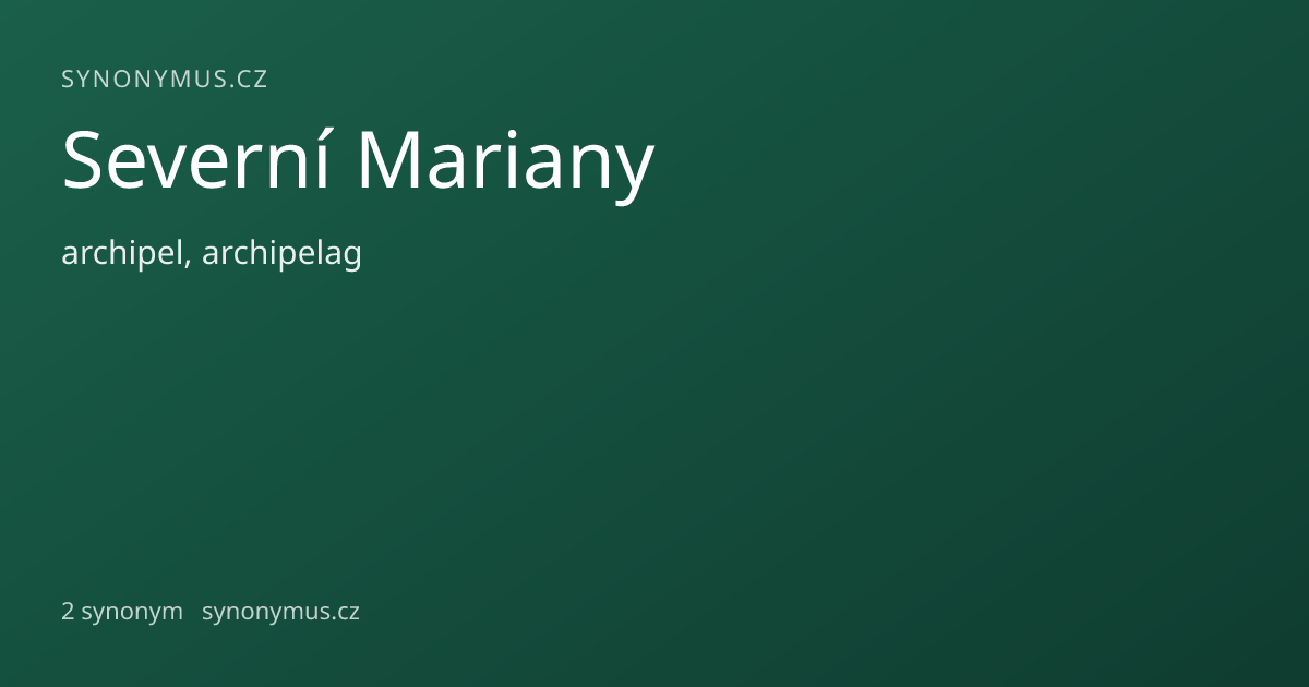 Náhled odkazu: Severní Mariany