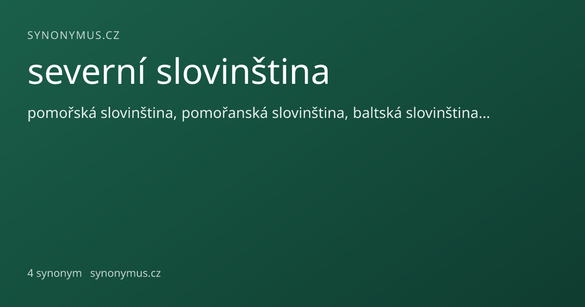 Náhled odkazu: severní slovinština