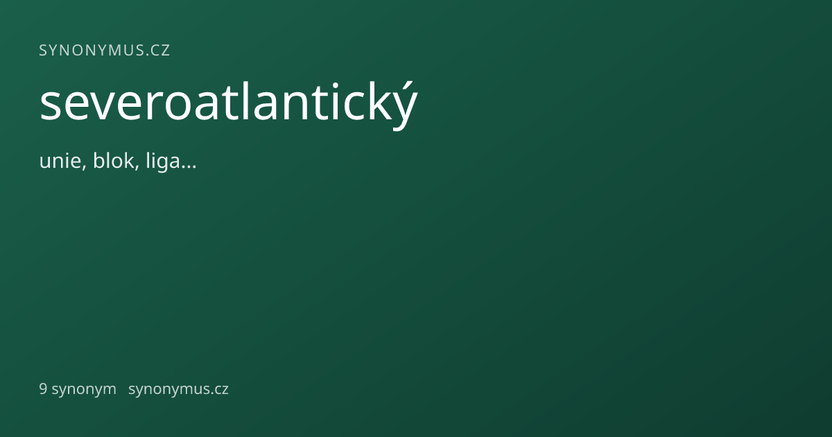 Náhled odkazu: severoatlantický
