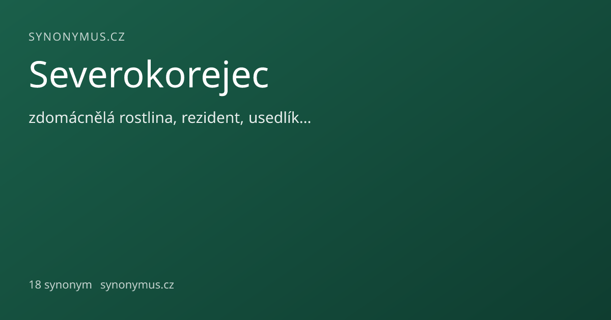Náhled odkazu: Severokorejec
