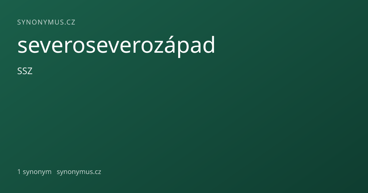 Náhled odkazu: severoseverozápad
