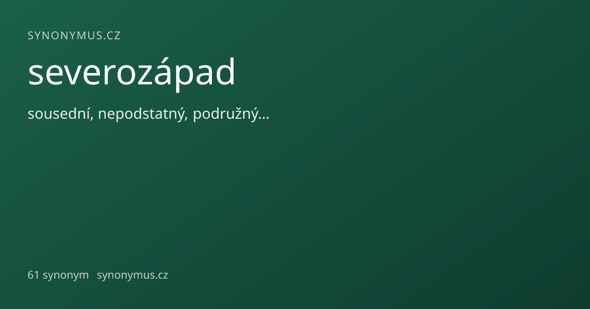 Náhled odkazu: severozápad
