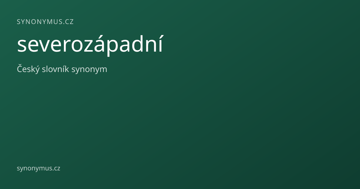 Náhled odkazu: severozápadní