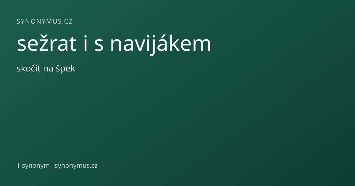 Náhled odkazu: sežrat i s navijákem