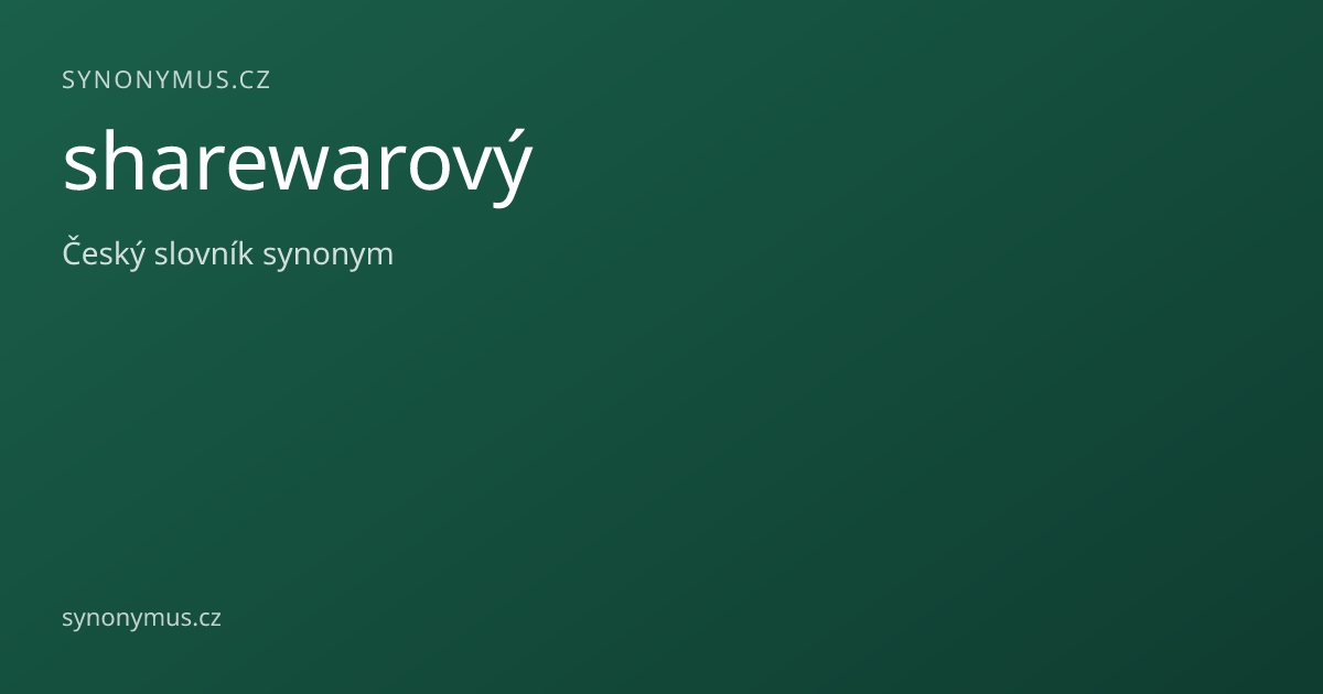 Náhled odkazu: sharewarový
