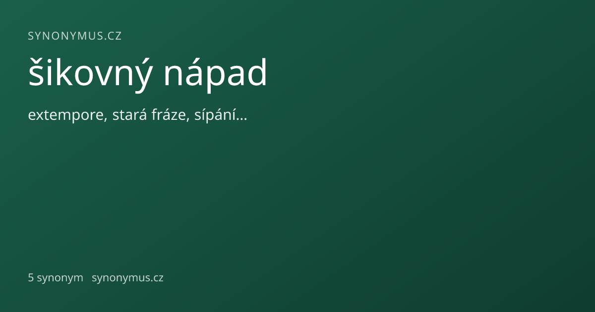 Náhled odkazu: šikovný nápad
