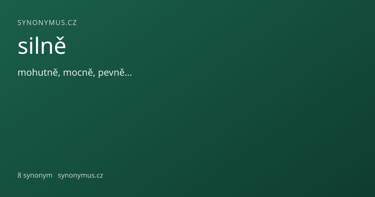 Náhled odkazu: silně