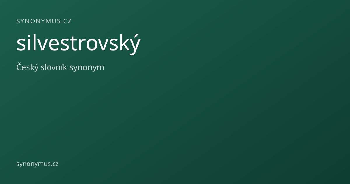Náhled odkazu: silvestrovský