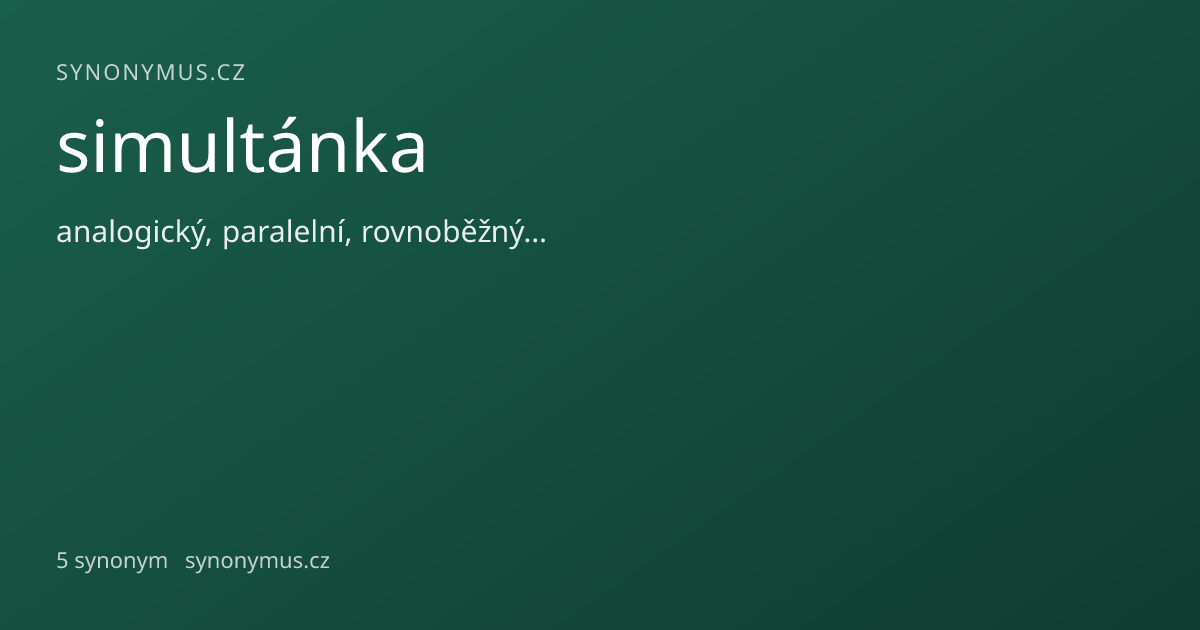 Náhled odkazu: simultánka