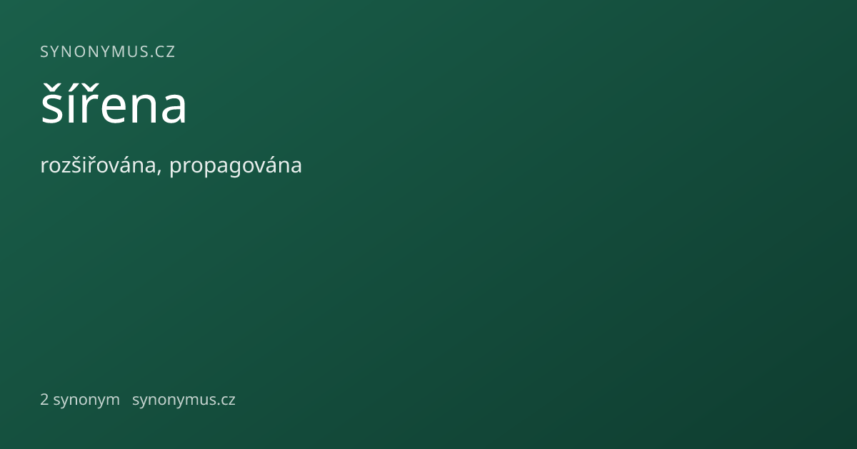 Náhled odkazu: šířena
