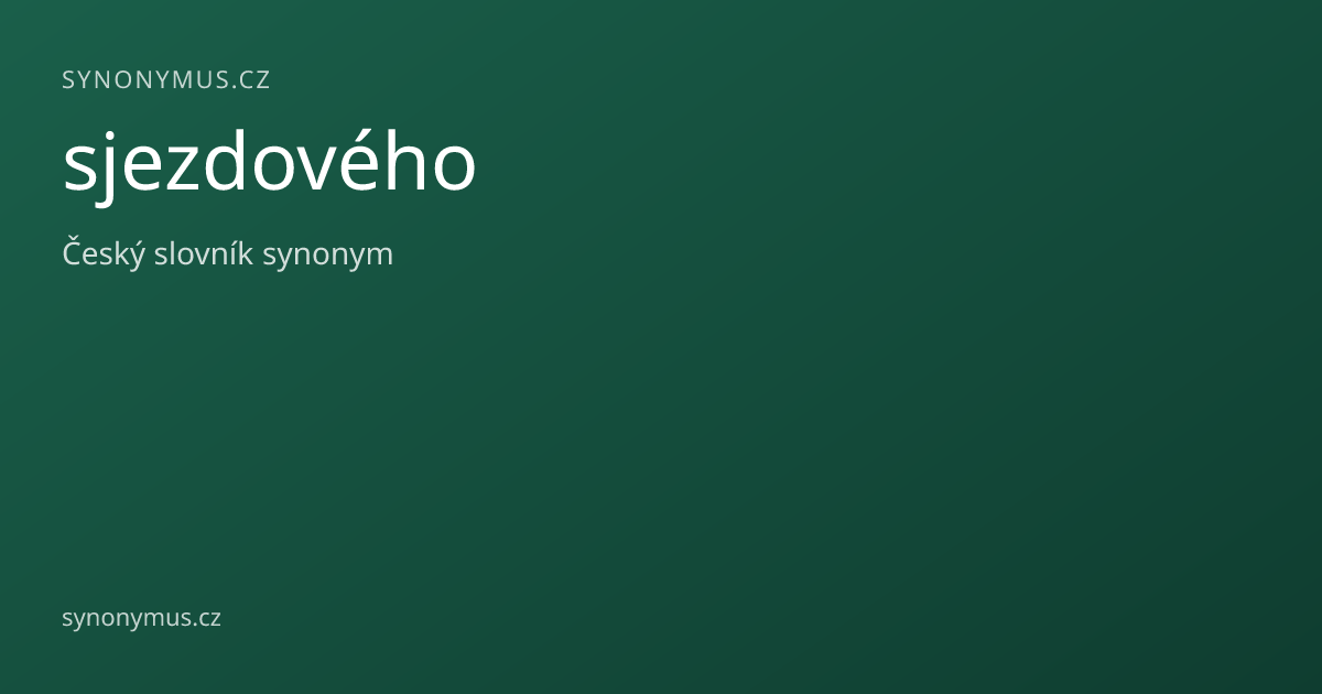 Náhled odkazu: sjezdového
