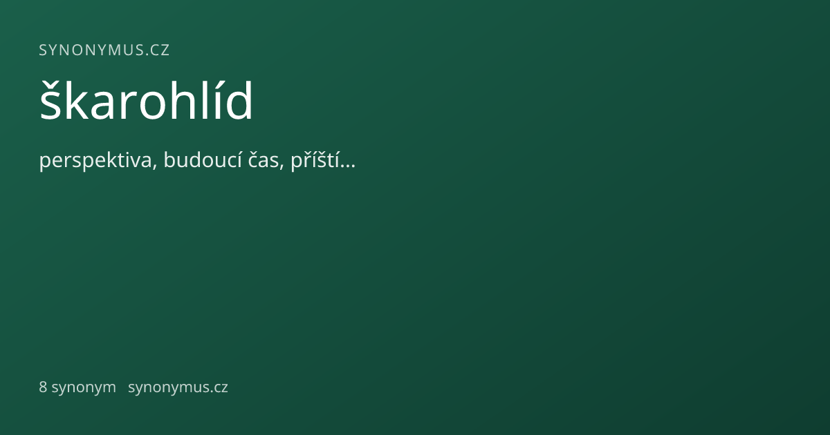 Náhled odkazu: škarohlíd