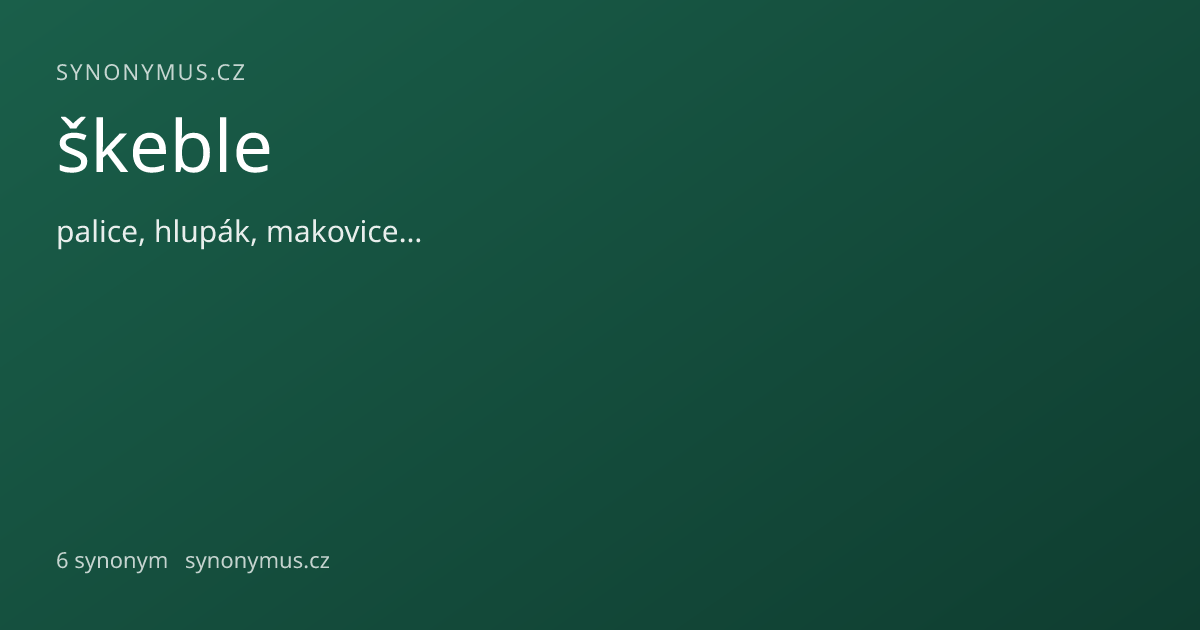 Náhled odkazu: škeble