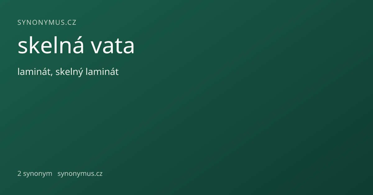 Náhled odkazu: skelná vata