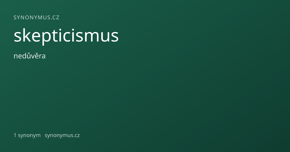 Náhled odkazu: skepticismus