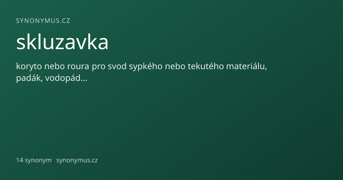 Náhled odkazu: skluzavka