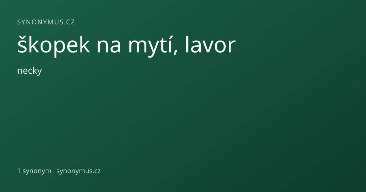Náhled odkazu: škopek na mytí, lavor