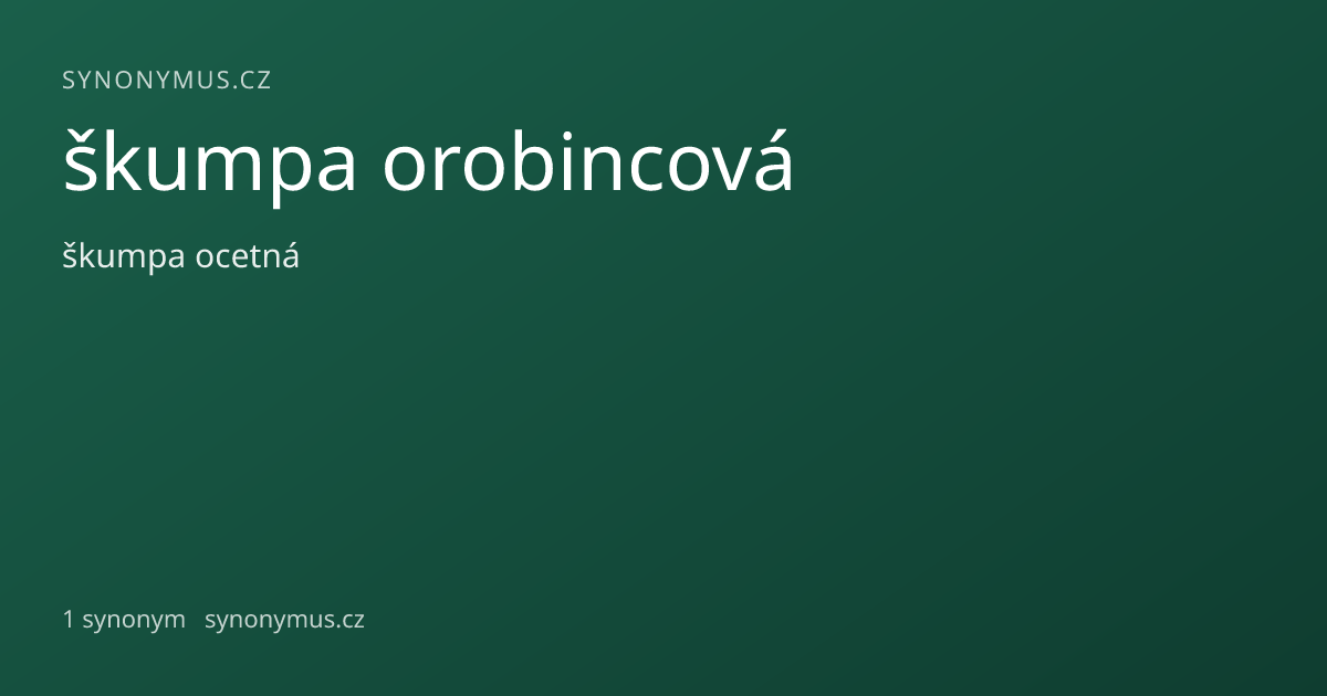 Náhled odkazu: škumpa orobincová