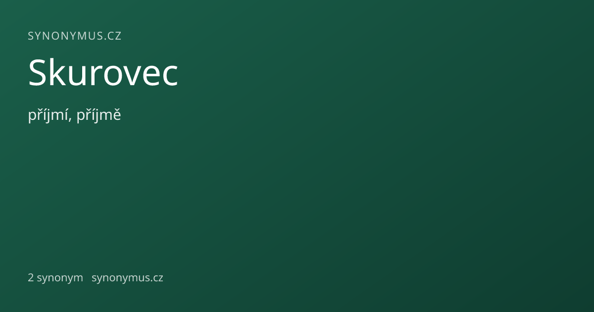 Náhled odkazu: Skurovec