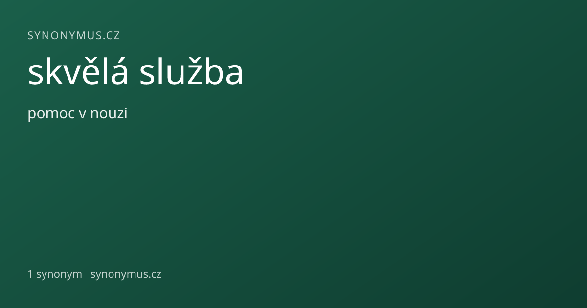 Náhled odkazu: skvělá služba