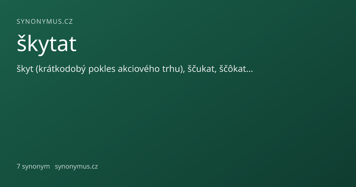 Náhled odkazu: škytat