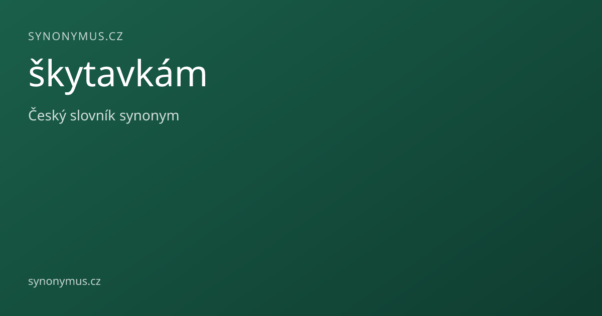 Náhled odkazu: škytavkám