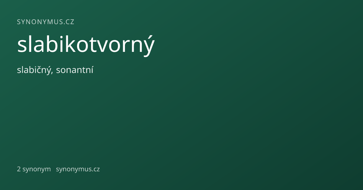 Náhled odkazu: slabikotvorný