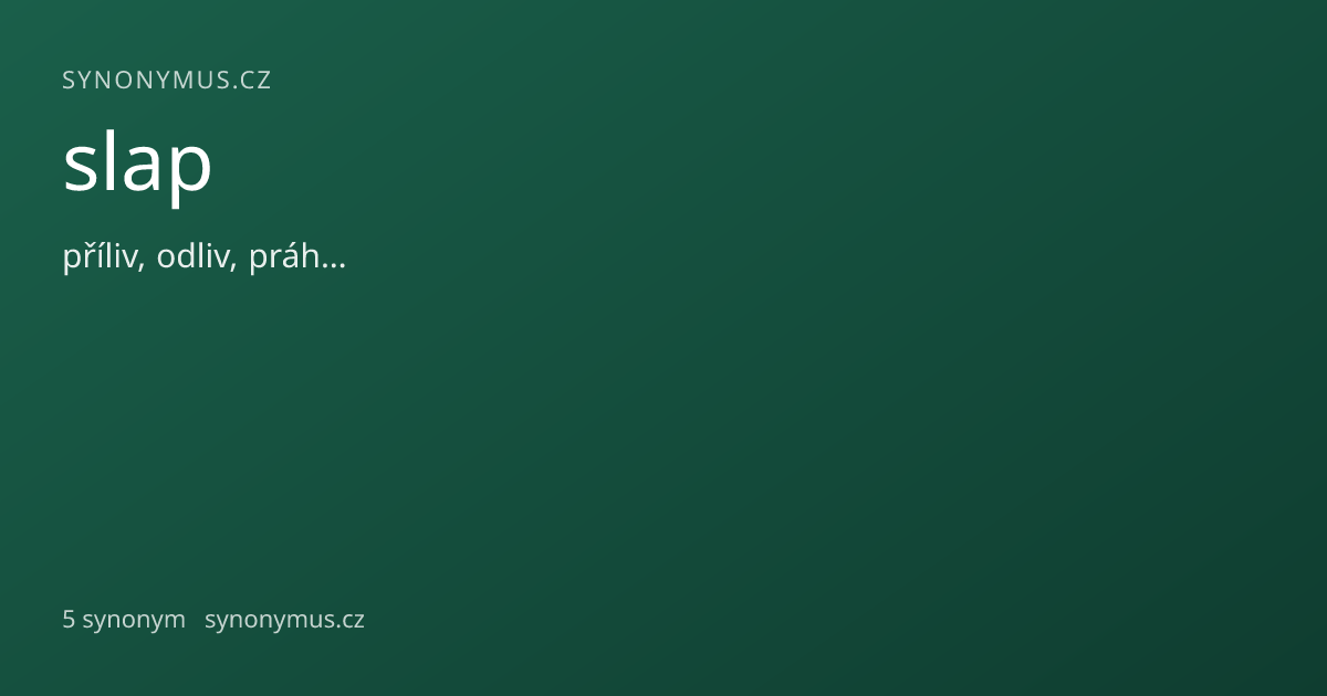 Náhled odkazu: slap