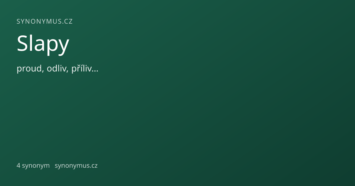 Náhled odkazu: Slapy
