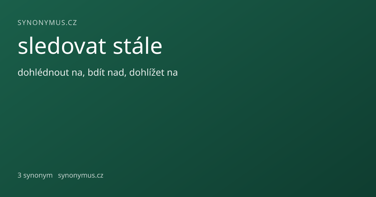 Náhled odkazu: sledovat stále