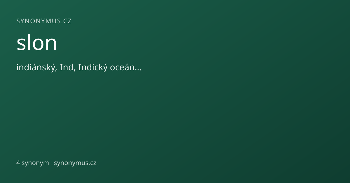 Náhled odkazu: slon