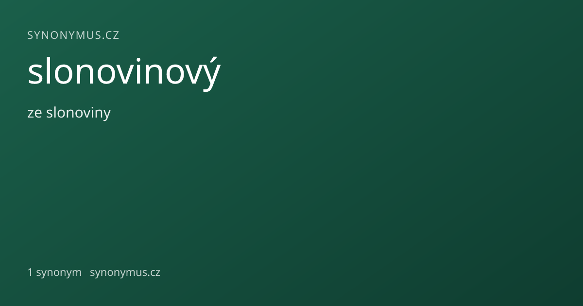 Náhled odkazu: slonovinový