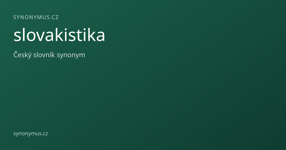 Náhled odkazu: slovakistika