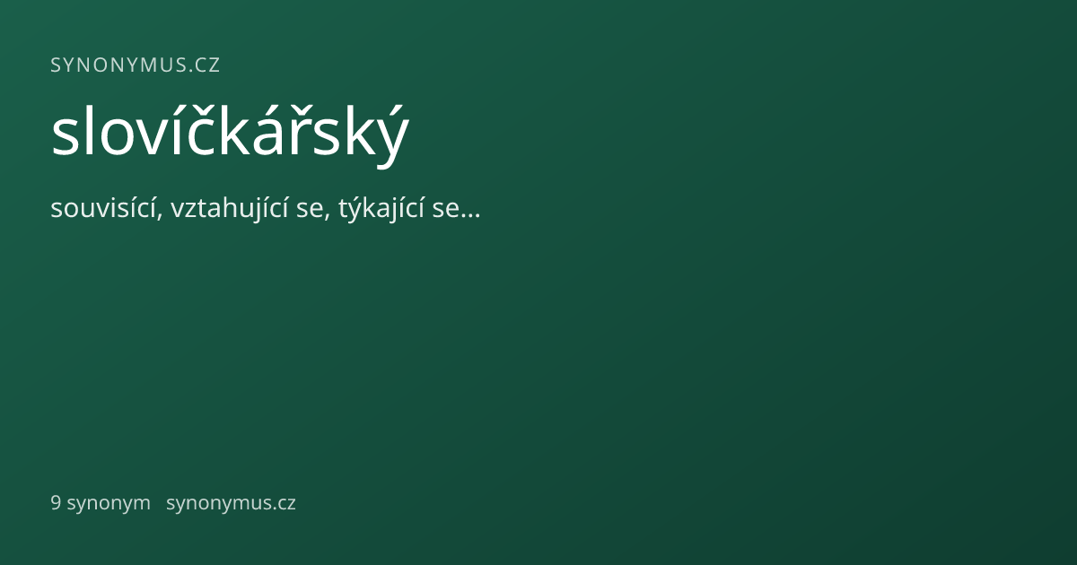 Náhled odkazu: slovíčkářský
