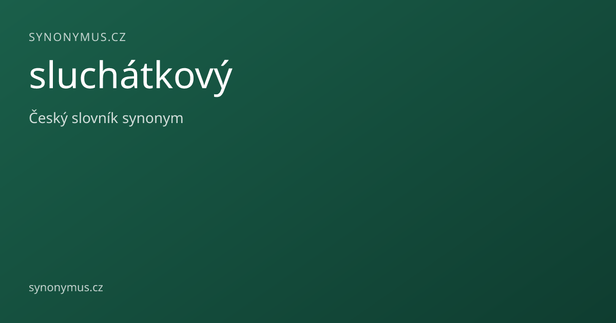 Náhled odkazu: sluchátkový